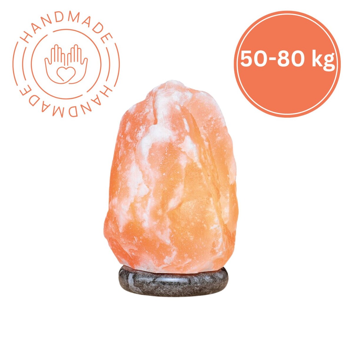 Cristallo di sale illuminato ROCK 50-80 kg - Cristallo di sa