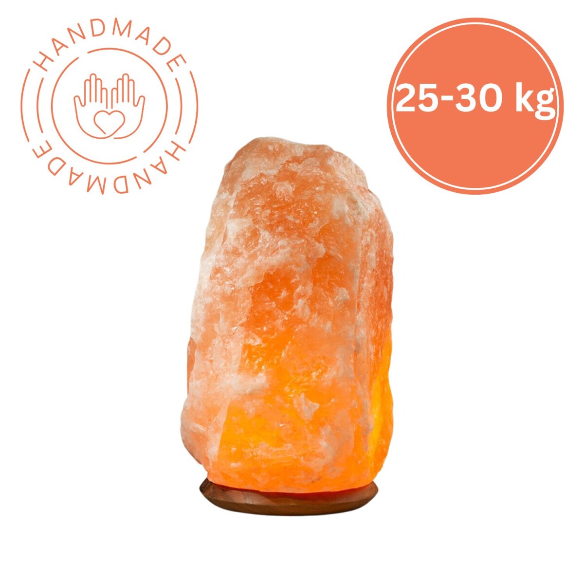 Cristallo di sale illuminato ROCK 25-30 kg - Cristallo di sa