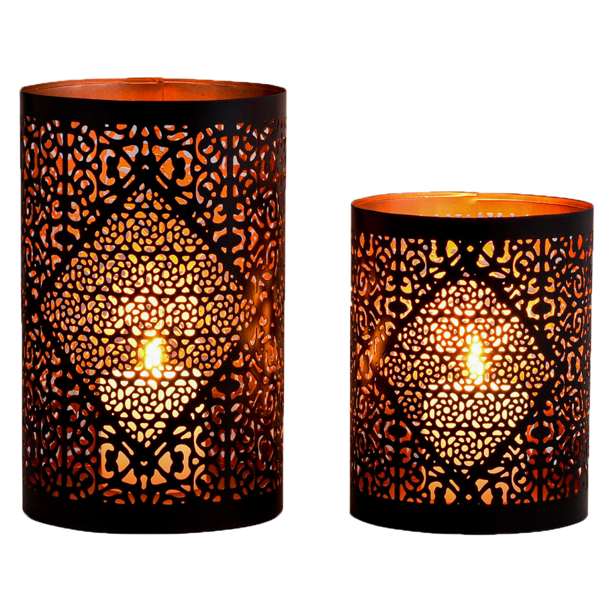 Set da 2 portacandeline decorativi in st box